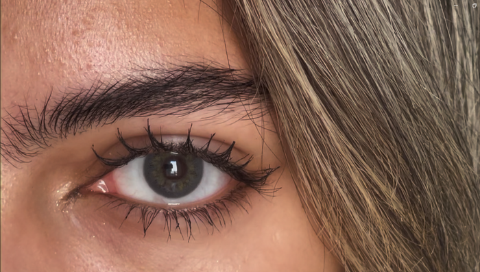 Bliss Gray on dark eyes